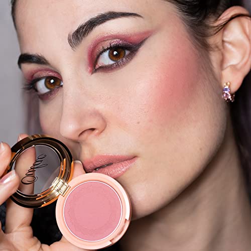 Oulac Blush Makeup Powder Mauve| Natural Matte Blush Cool Tone Skin Light Meidum | Buildable & Light Weight Smooth| Cruelty-Free Blush Vegan | 4.8G 11 Fatal Seduction (Mauve Wood Color) #TOP2