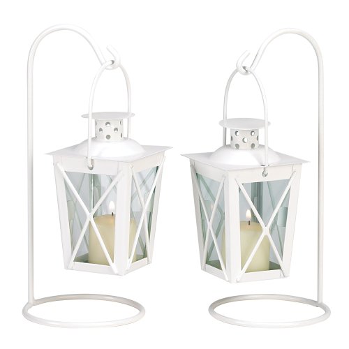 20 WHITE WEDDING LANTERN CENTERPIECES FAVORS NEW