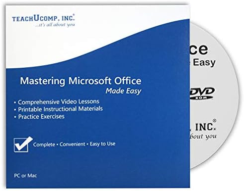 Mastering Microsoft Office 2013 through 2010 -CPE Ed. - 42 Hours of Video Training Tutorials for Excel, Word, PowerPoint, Outlook, Access, OneNote and Publisher DVD-ROM Course