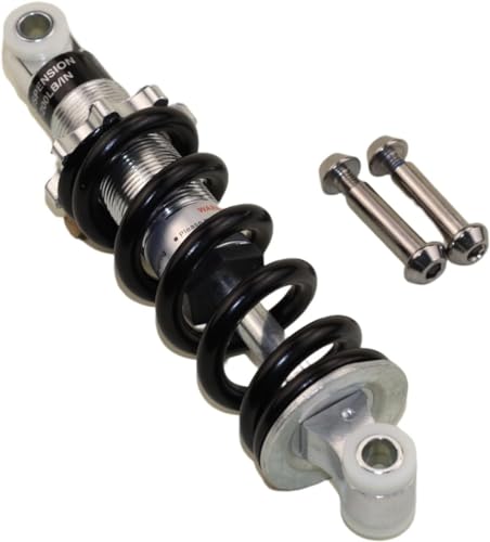 Trkimal Rear Shock Suspension Spring, Rear Shock Absorber for Gas Scooter Electric Bike Minimoto Dirt Bike ATV Quad Mini Pocket Bike Mountain bike ATV Go-Kart (170MM/750LB)