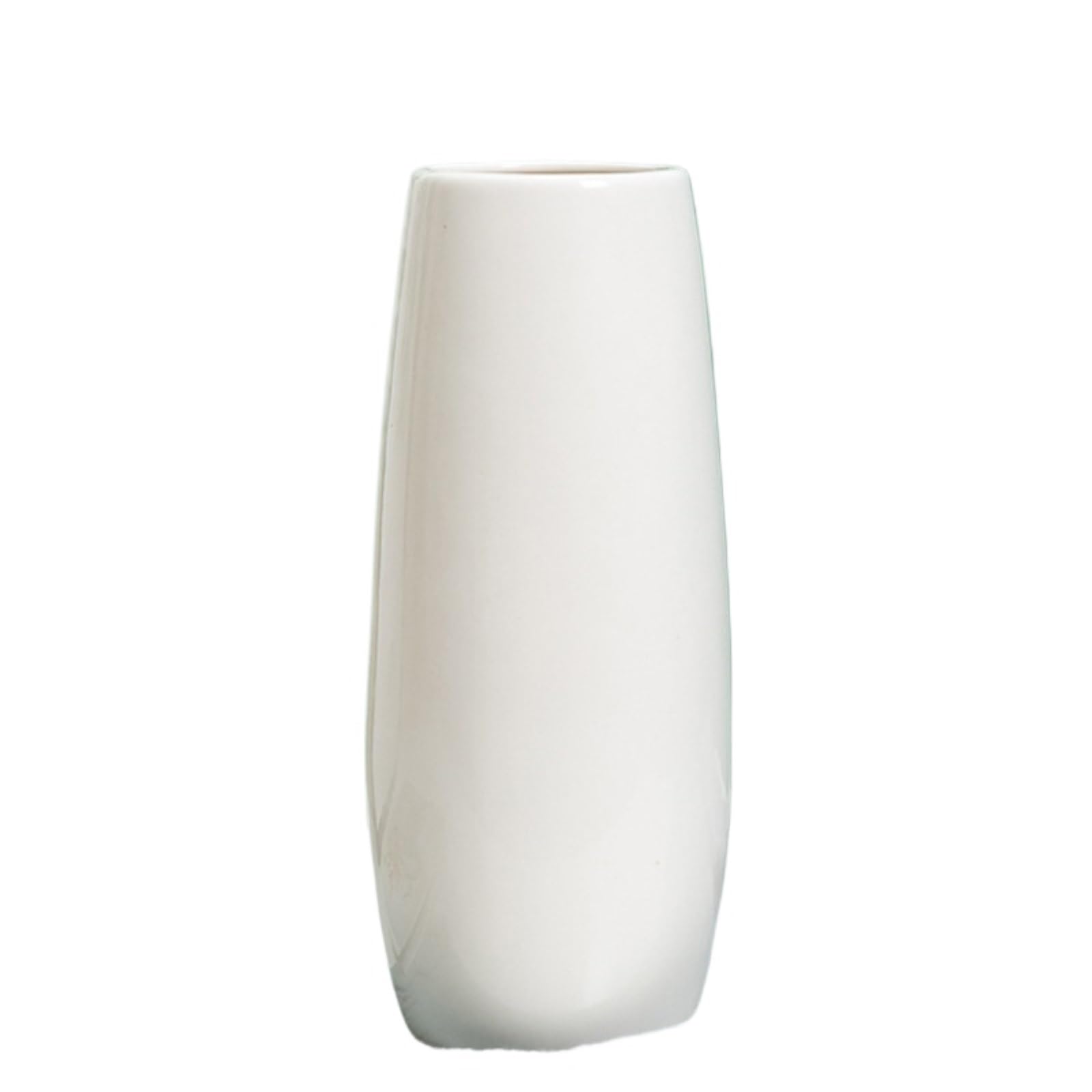 Flower Holder White Ceramic Flower Vase For Dining Room Tabletop For Centerpiece