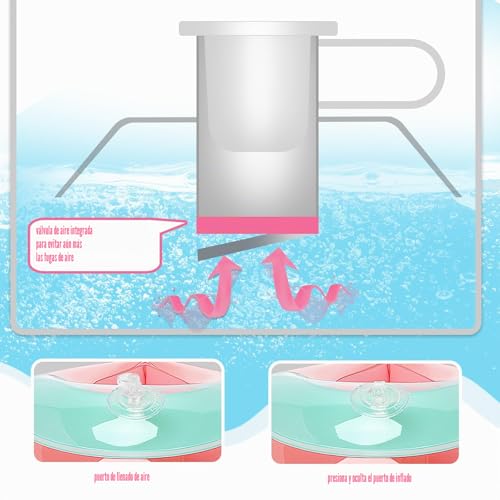 Miniatura 4 de Loowarts Manguitos Piscina Adecuado Para Niños De 2 A 6 Años, Natación Inflable Manguitos Bebe, 2 Pcs Boias Para Bebe Adecuado Para Niños Que Pesen Entre 15-25 Kg.