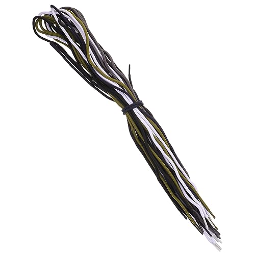 VANZACK 10 pares Cordones Redondos Resistentes para Zapatos Deportivos y Botas de Duradero Fáciles de Atar y Decorativos