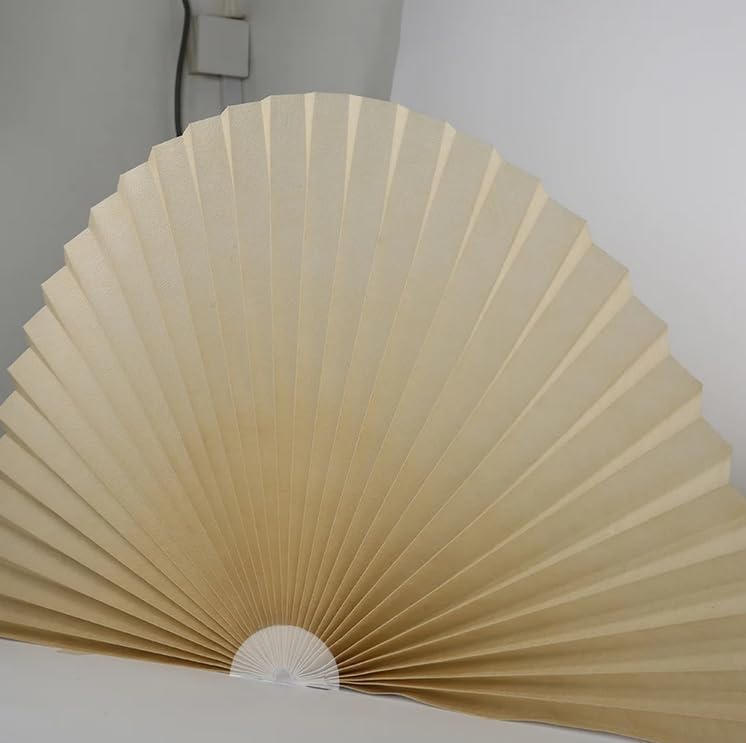 Arch Window Shade Half Circle Arched Non-Woven Stick on Cut to Size Self Adhesive Light Filtering Half Moon Round Window Easy Install Blinds Semi Window Cover (4, Beige, (91CM) 36INCH)