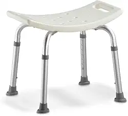 Banqueta para Banho com Ajuste de Altura até 135 Kg D1 Dellamed