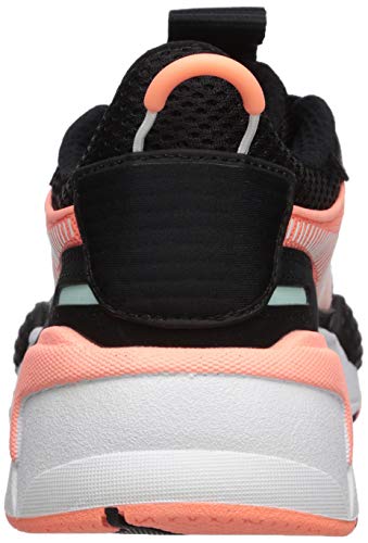 PUMA PUMA Unisex-Kid's RS-X Sneaker, Black Bright Peach, 4.5 M US Big Kid