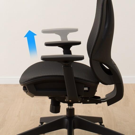 Armrest height adjustment