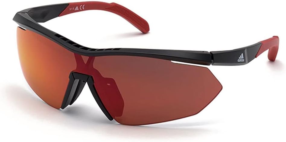 Sunglasses Adidas Sport SP 0016 01L Shiny Black/Roviex Mirror