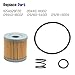 Oil Filter Kit Compatible with Suzuki DRZ400 DRZ400S DRZ400E DRZ400SM 2000-2024 LTZ400 LTZ450 2003-2014 DVX 400 2004-2008 KFX400 2003-2006 1654029F00