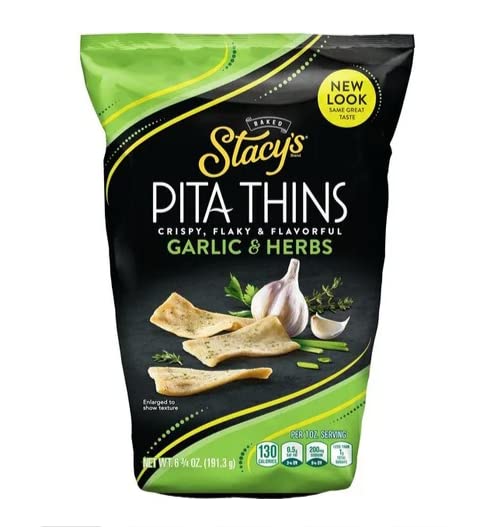 Stacy's Pita Chips Pеrfеctly Thymеd Pita Crisps - Casе оf 8-6.75 оz. - Bulk Buy