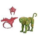 Masters of The Universe Chronicles Figurine Articul�e Tigre de Combat � l?�chelle 1/12, fid�le au Film 2026, Yeux en Verre et m�choire articul�e, Tigre avec Selle et Armure, JKJ32
