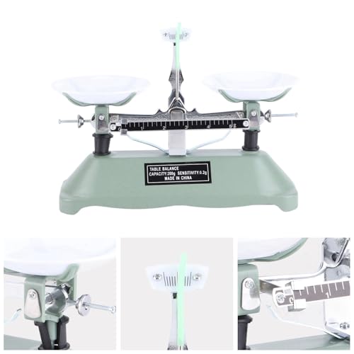 Mechanical Tray Balance, Lab Mechanical Balance Scale with Weights Chemical Physics Laboratory Teaching Tool Scales & Balances Lab Scales & Balances