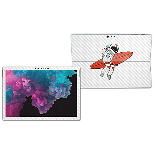 Image of MightySkins Carbon Fiber Skin for Microsoft Surface Pro 6 - Gravitational Surfer | Protective, Durable Textured Carbon Fiber Finish | Easy to Apply, Remove, and Change Styles | Made in The USA
