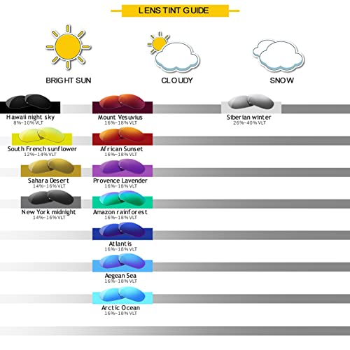 Image of Polarized Replacement Lenses for Oakley Monster Dog Sunglasses-Multi Options,with Lens Cloth