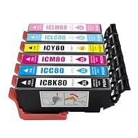 Amazon.co.jp: IC80L IC6CL80L 互換インクカートリッジ エプソン用