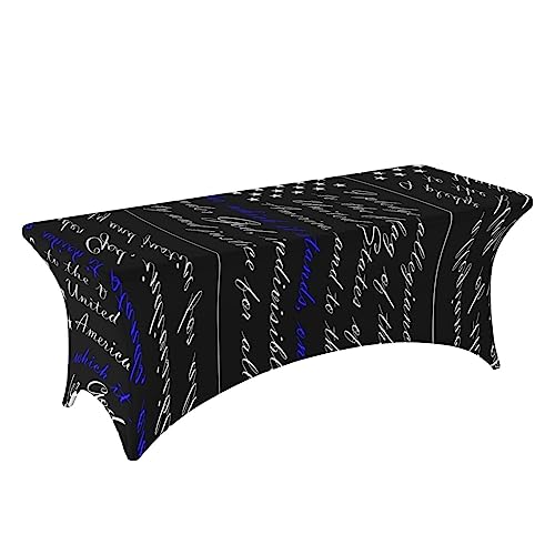 Nappe rectangulaire 1,8 m haut de gamme drapeau d'allégeance - 4