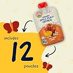 Earth's Best Organic Baby Food Pouches, Fruit and Grain Puree for Babies 6 Months and Older, Organic Apple Peach and Oatmeal Puree, 3.5 oz Resealable Pouch (Pack of 12) (Packaging May Vary) - Image 4
