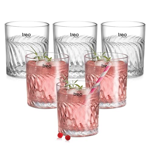 Image of Treo by Milton Tide Juice Tumbler I Premium Glass Set of 6 for Water, Cold Drink I Perfect for Home, Restaurants and Parties. 230 ml