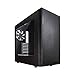 Fractal Design Nano S Window - Mini Tower Computer Case - ITX - Optimized for High Airflow and Silent Computing with ModuVent Technology -2x Fractal Design Dynamic X2 GP-14 Fans included -Black Window