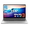 jumper Laptop para juegos 2025, AMD Ryzen 5 7430U (hasta 4.3 GHz), 16 GB DDR4 1TB NVME SSD, pantalla FHD IPS de 15.6 pulgadas, batería de 62.7 Wh, Windows 11, GPU, USB3.2, 4 altavoces estéreo, 2