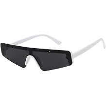 Shiratori Sports Wrap-Around Sunglasses, Fashionable One-Piece Lens UV Protection Shades for Men & Women