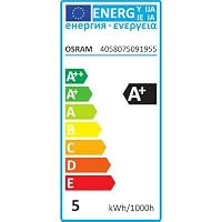 Osram LED Vintage 1906 Lampe, Sockel: E27, Warm White, 2400 K, 4W Ersatz für 40-W-Glühbirne, 1 Stück (1er Pack) – Ansicht 5