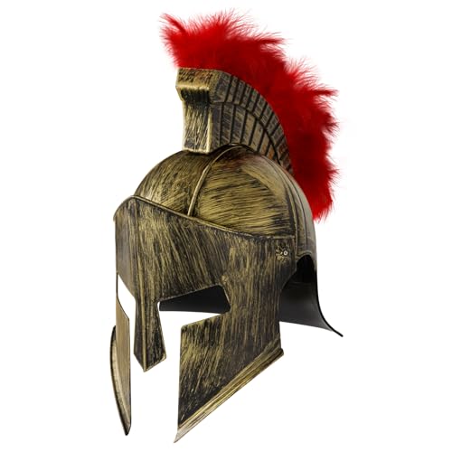 Spinosaurus Casque romain pour adulte - Casque de gladiateur spartiate - Accessoire de déguisement