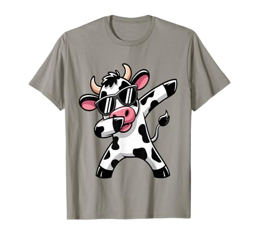 Dabbing Cow Farm Animal Cow Lover Farming T-Shirt