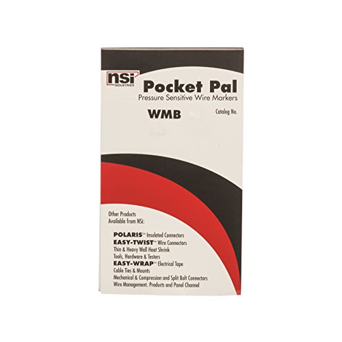Image of NSI WMB-3 Pocket-Pal Book Wire Marker, Legend 1-45