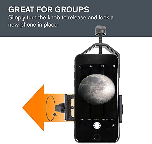 Celestron – Smartphone Photography Adapter for Telescope – Digiscoping Smartphone Adapter – Capture Photos and Video Through Your Telescope or ...