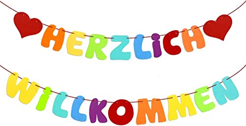 Herzlich Willkommen Zuhause Girlande Willkommen Zuhause Baby Willkommen Zuhause Banner Welcome Home Girlande Banner für Familie Partei Dekoration Familie Geburtstagsdeko
