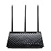 Price comparison product image ASUS RT-AC53 Dual-band Wireless AC750 Gigabit Router, Fast 802.11ac Wi-Fi Router with 3 External Antenna, Wider Coverage, VPN Support, Black