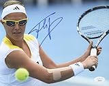 Kirsten Flipkens Tennis Signed 8x10 Photo Autographed JSA #AX48122 - Autographed Tennis Photos