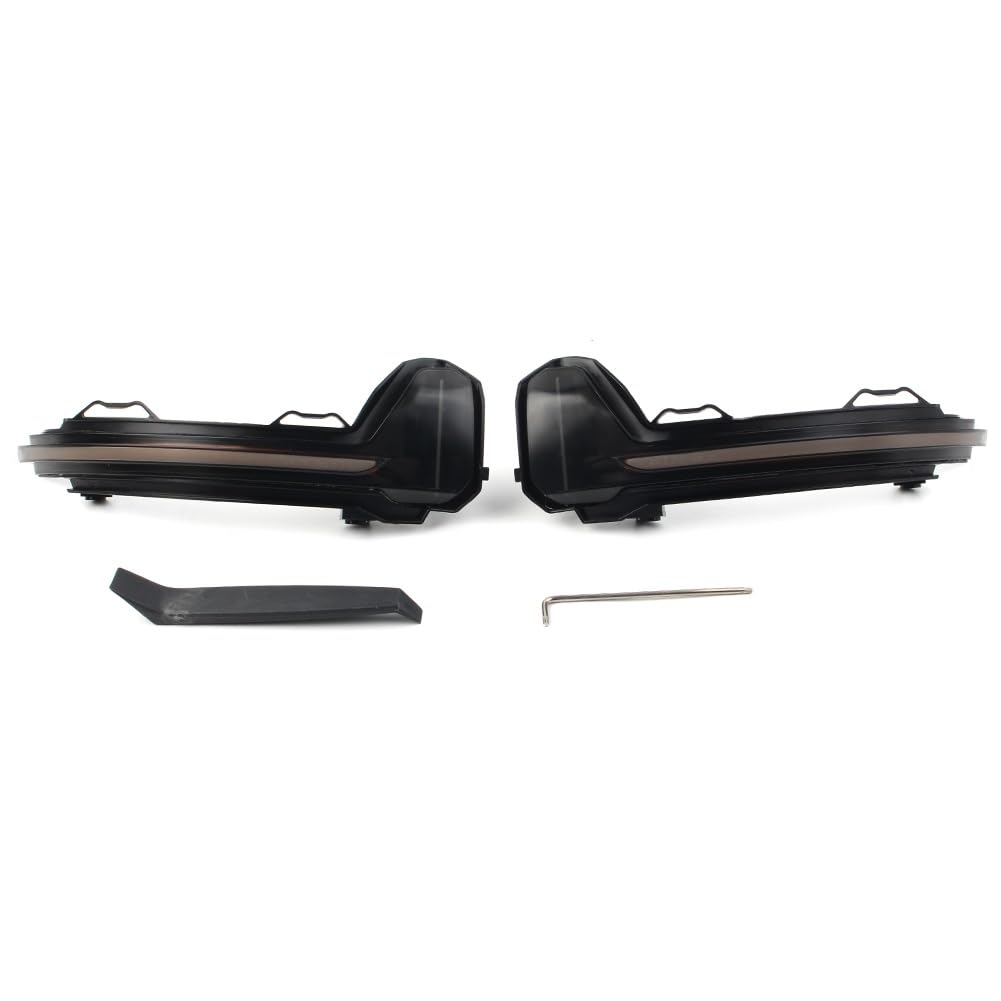 Intermitentes Dinámicos para VW para Tiguan MK2 para 2017 2018 Espejo Lateral LED para Coche Intermitente Dinámico Luz Secuencial Lámpara Señal Giro