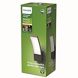 Philips LED Wandleuchte: Setzen Sie Ihren Garten und Terrasse in Szene mit angenehmen, warmweißem LED-Licht (2.700K)
