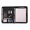Conferentiemap A4 Magnetisch handvat met ritssluiting en telefoonstandaard & 2-laags zak en elastische lussen…