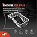 A-Premium Engine Oil Pan Sump with Drain Plug Compatible with VW Jetta 2002-2005, Beetle 2002-2005, L4 1.8L