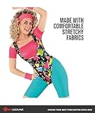 Morph 80s Fancy Dress For Women With 80s Accessories, 1980s Costume For Halloween, Retro Party Outfit, Medium - Image 4