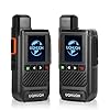 UQHUQH Lifetime Free Unlimited Range Walkie Talkies - 4G LTE Long Range Two-Way Radios, Professional Nationwide Communication for Business, Travel & Family (2-Pack)