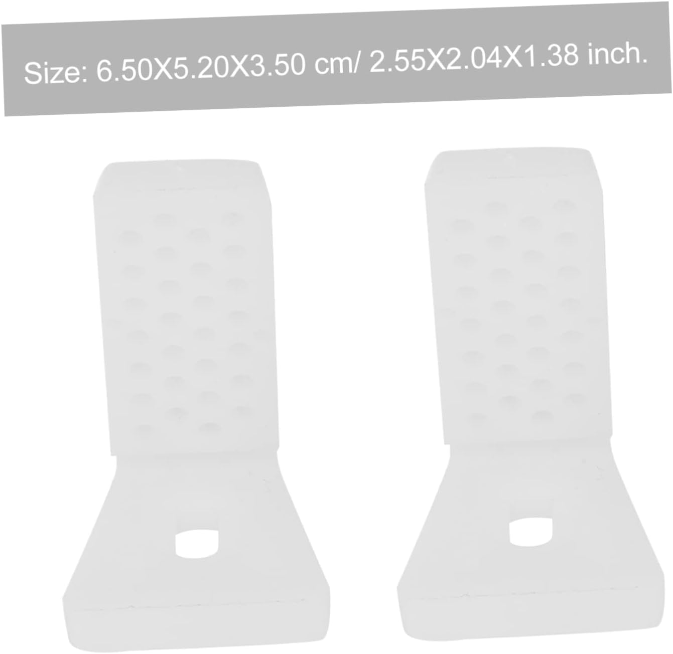 KALLORY 1Set Shaped Toilet Foot Fixings Screws Toilet Seat Bolts Mounting Screws for Easy Installation Homes Bathrooms Hotels and More Durable