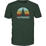 Aktivität: Lifestyle Alprausch Herren Tannerbaum T-Shirt, deep Forest, XXL