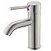 VCCUCINE Contemporary Single Handle Brushed Nickel Bathroom Faucet, Laundry Vanity Sink Faucet With Two 3/8" Hoses