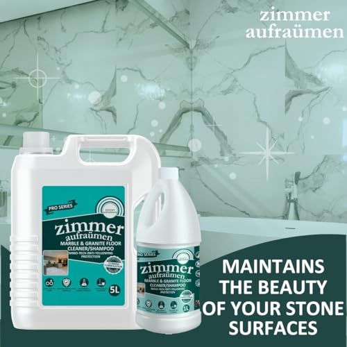 Image of Zimmer Marble & Granite Shampoo /Floor Cleaner-1Lit; PRO Series. 2XTHICK & CONCENTRATED ECONOMICAL.100% BIODEGRADABLE With French Fragrance.Eco-friendly. Kids & Pets Safe