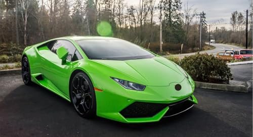 Image of HOME13 Vinyl Wrap Sheet for Car & Bike Self Adheisve Vinyl Wrap Sticker & Decal Roll Film Air Release Bubble Free (Gloss Green Wrap, 24x80 Inches)