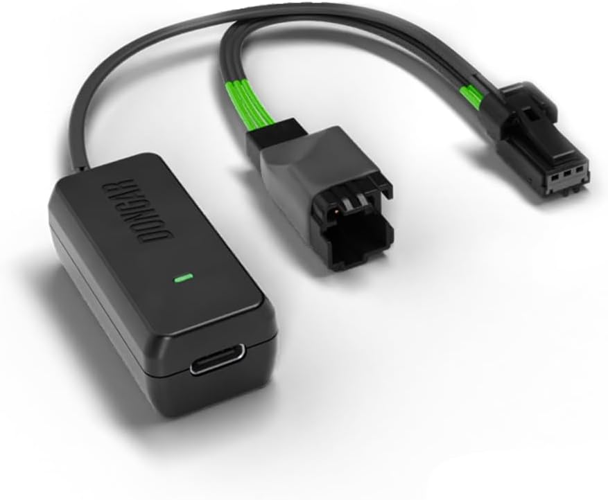 Dongar Dashcam Power Adapter (3-pin Type B) for Select Ford Vehicles. Compatible with 2019+ Ford Ranger, and More. Built-in USB Power Source, Connects to Rearview Mirror, Easy to Install