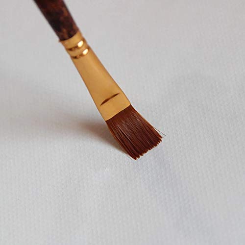 Set de pinceaux aquarelle manche argento de 12 pièces en nylon pour création artistique - 5