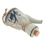 CIYODO Keramische Sojasauce und Essigspender Japanischer Vielseitige Gewürzflasche für Restaurant Wiederverwendbar Aufbewahrung von Saucen und Dressings