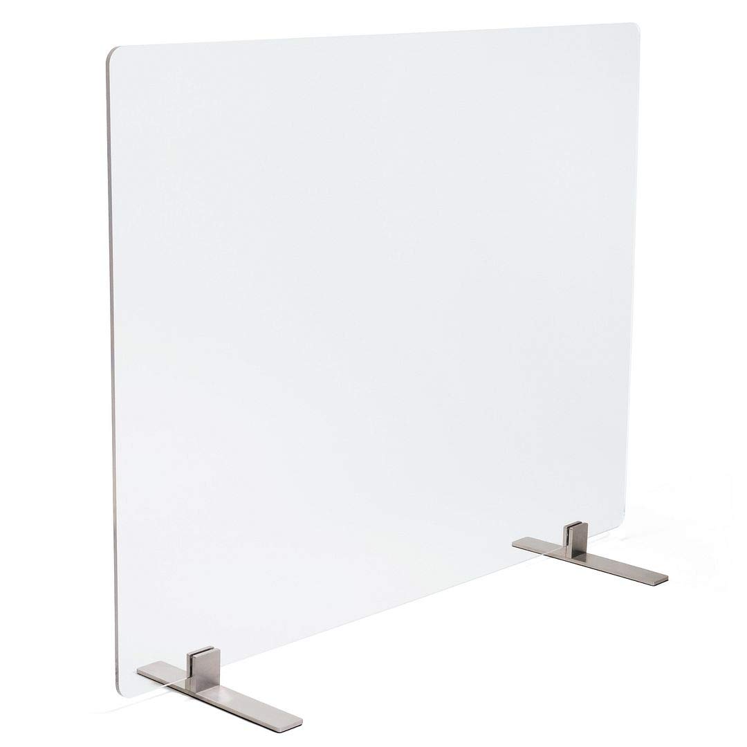 Buy PLEXIDIRECT 4mm Office Perspex Screen Sneeze Guard Desk Divider