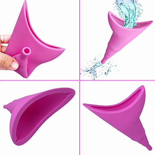 Buy Female Urination Device, Female Urinal Silicone Funnel Urine Cups
