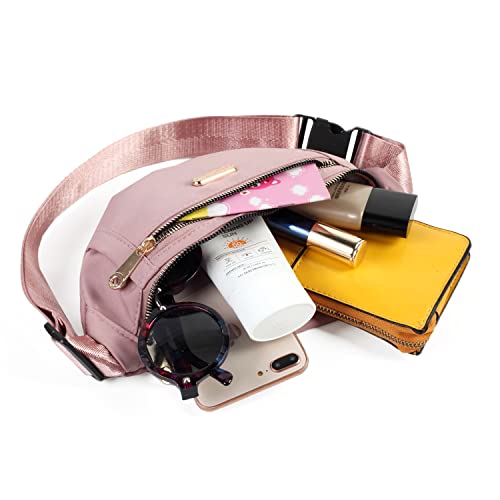 Fanny-Pack-Waist-Pack-for-Women-Waterproof-Waist-Bag-with-Adjustable-Strap-for-Travel-Sports-Running